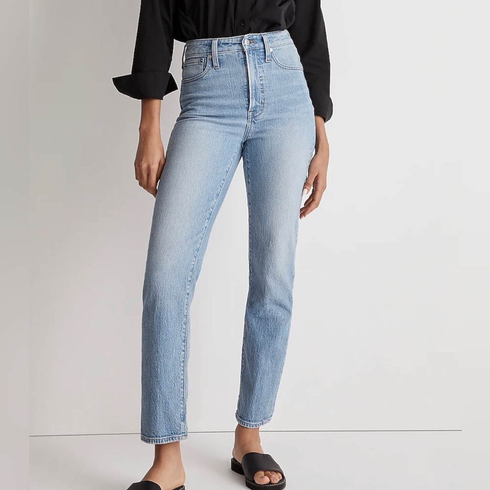 Madewell Perfect Vintage Straight Jean in Fernan Wash